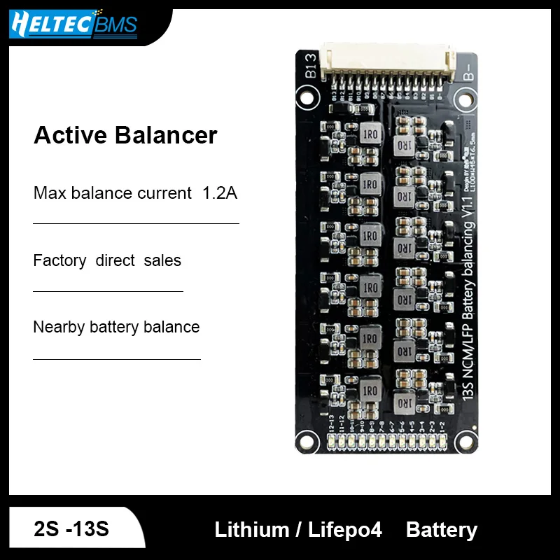 Wholesale 1.2A Balance Li-ion Lifepo4 Battery Active Equalizer Balancer Energy Transfer BMS 3S 4S 6S 8S 10S 13S 14S 16S 17S