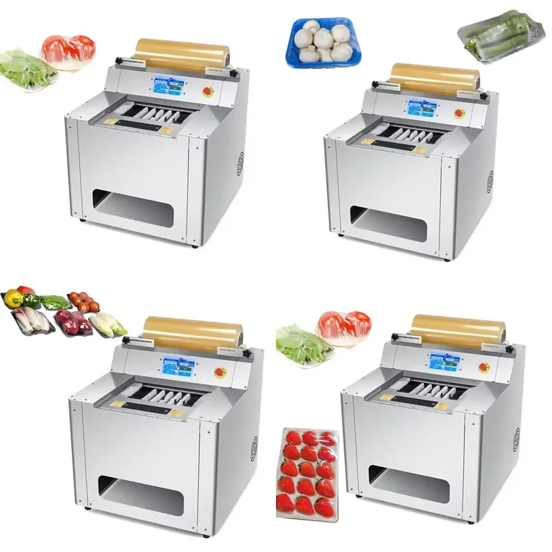 2026 CE High Speed Stretch Plastic Wrap Food Preservation Plastic Packaging Machine Wrapping Machine