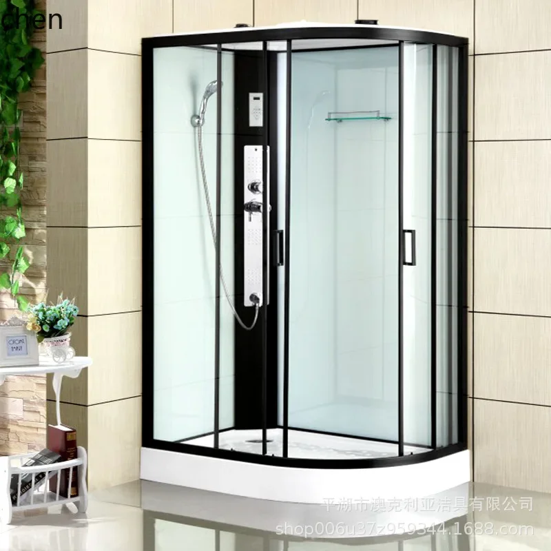 Z31- Bathroom Fan Arc-Shaped Integrated Household Shower Partition Shower Room