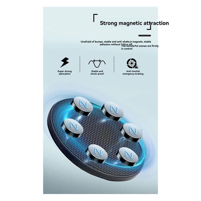 【Buy It-Now!】Universal Magnetic Chassis Bracket Base For Insta360 X5 Action Gopro Camera Mount Holder Accessory