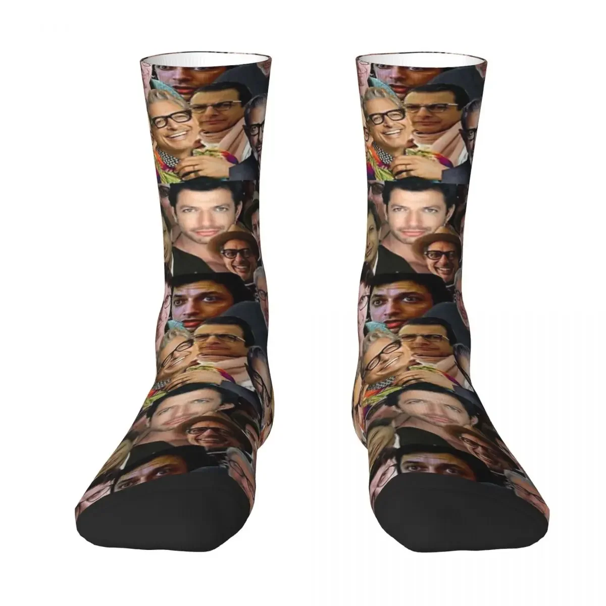 

Jeff Goldblum Socks Harajuku Sweat Absorbing Stockings All Season Long Socks Accessories for Man's Woman's Birthday Present