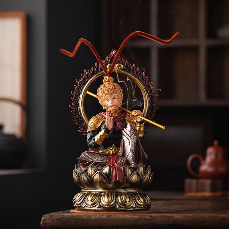 Black Myth Wukong Ornament Statue Living Room Entrance Tabletop Battle Victory Buddha Decoration Figure Crafts