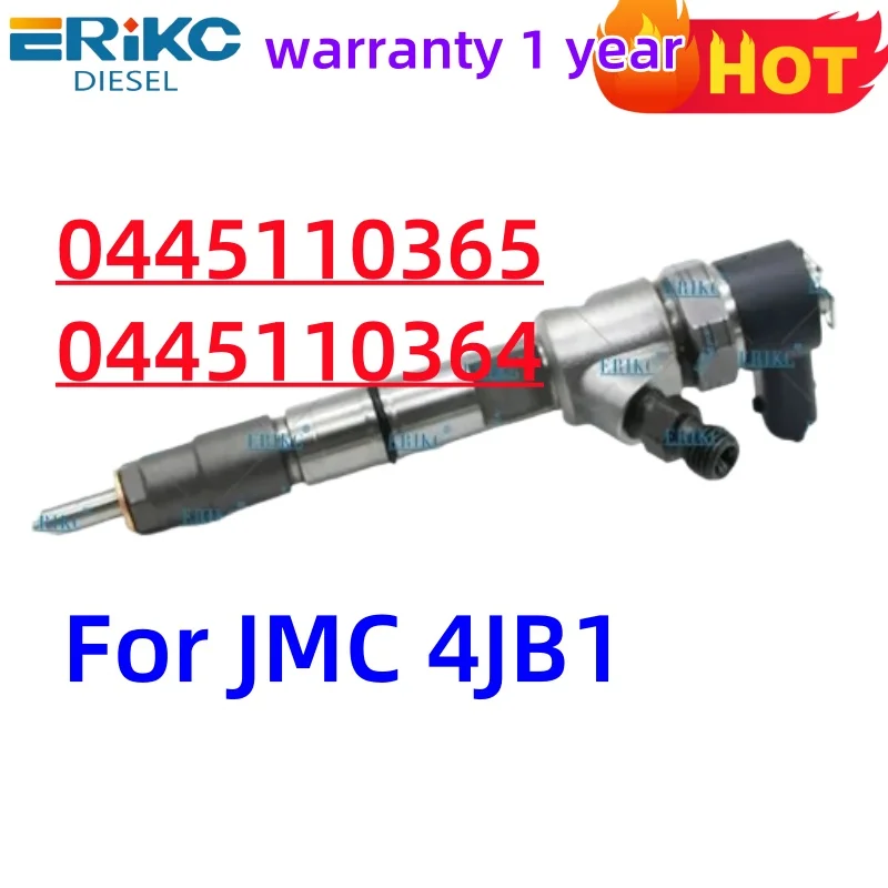 

ERIKC 0445110365 0445110364 Common Rail Fuel Injector 0 445 110 365 0 445 110 364 For JMC 4JB1 Diesel Injector