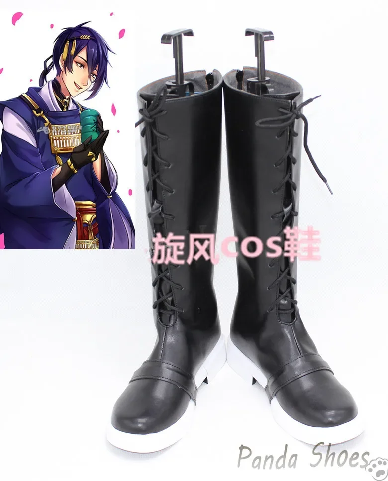 

Игра The Sword Dance Mikazuki Munechika Обувь для косплея Аниме Cos Comic Косплей Костюм Опора Обувь для Con Halloween Party