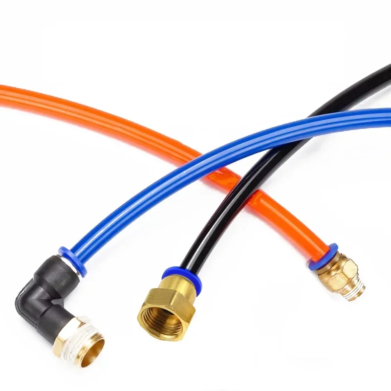 Raccordi pneumatici per aria Connettori filettati PC/PCF/PL/PLF 6/8/10 mm BSPT 1/8 3/8 1/2 1/4 Raccordo per tubo flessibile Filettatura maschio Attacco rapido