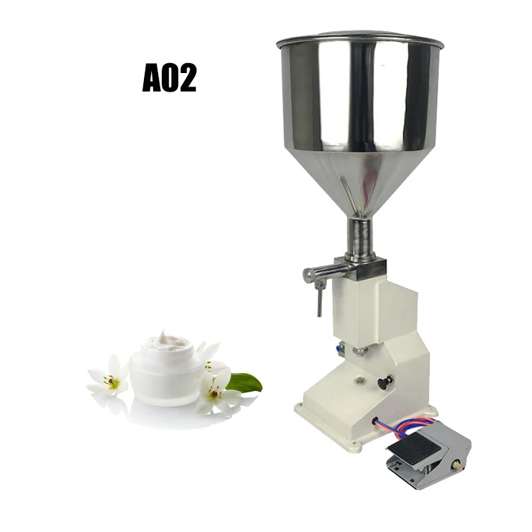 Stainless Steel Small Manual Juice Honey Cream Oil Liquid Shampoo Jam Paste Filling Machine Water Filling Machine