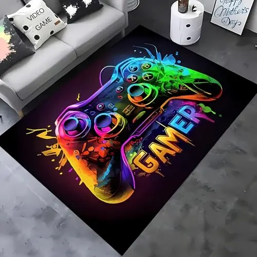 Desktop Floor Carpet Giant Amber Stripes Mascot Textured Dark Stone Ridge Printed Dark Olive Backdrop House Apartment Mat