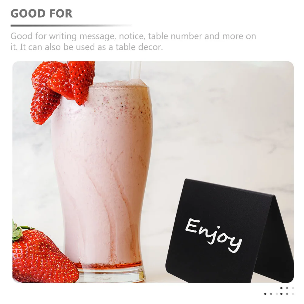 1 Set Cancellabile Desktop Lavagna Segno Memo Board Riutilizzabile Messaggio Avviso Decor Per Negozio Home Office Matrimonio Ristorante Piccolo