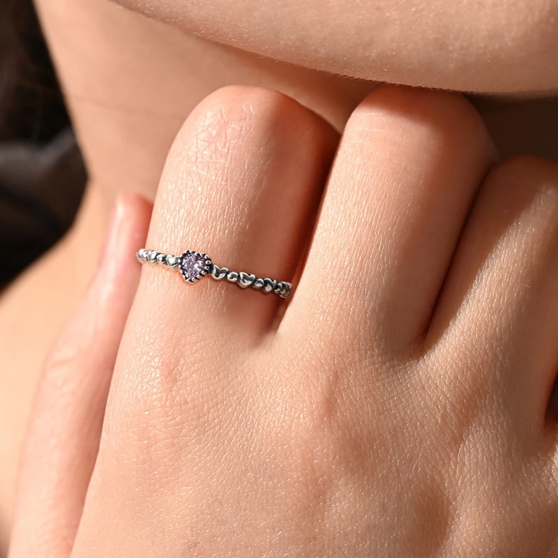 Ringe aus 925er-Sterlingsilber, funkelnde Sternennacht, Herz, Glühwürmchen, Vintage-Ringe für Frauen, Hochzeit, Verlobung, Geburtstag, Schmuck, Geschenk – Detail 10