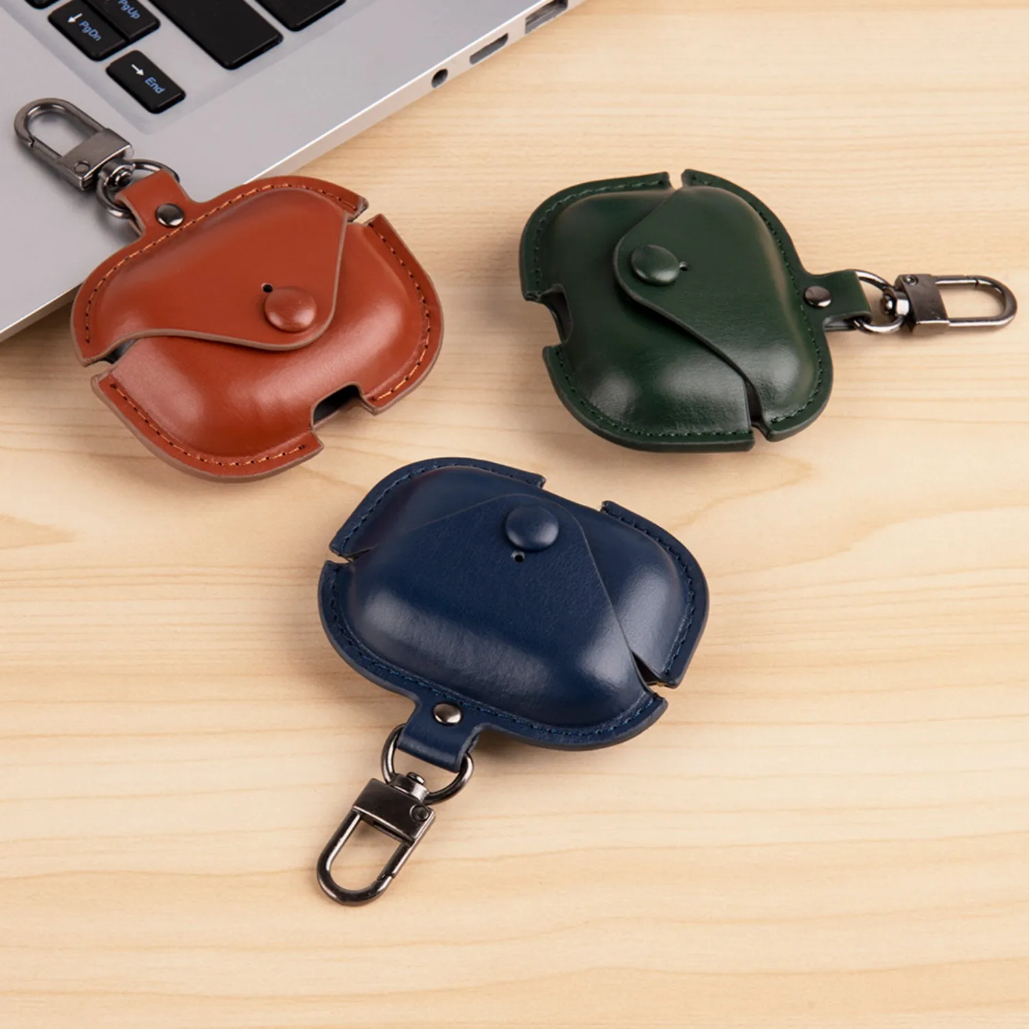 For Airpods 4 Case Leather Business Earphone Case Headset Shell Headphone Cover For Apple AirPods 3 2 1 air pods pro case