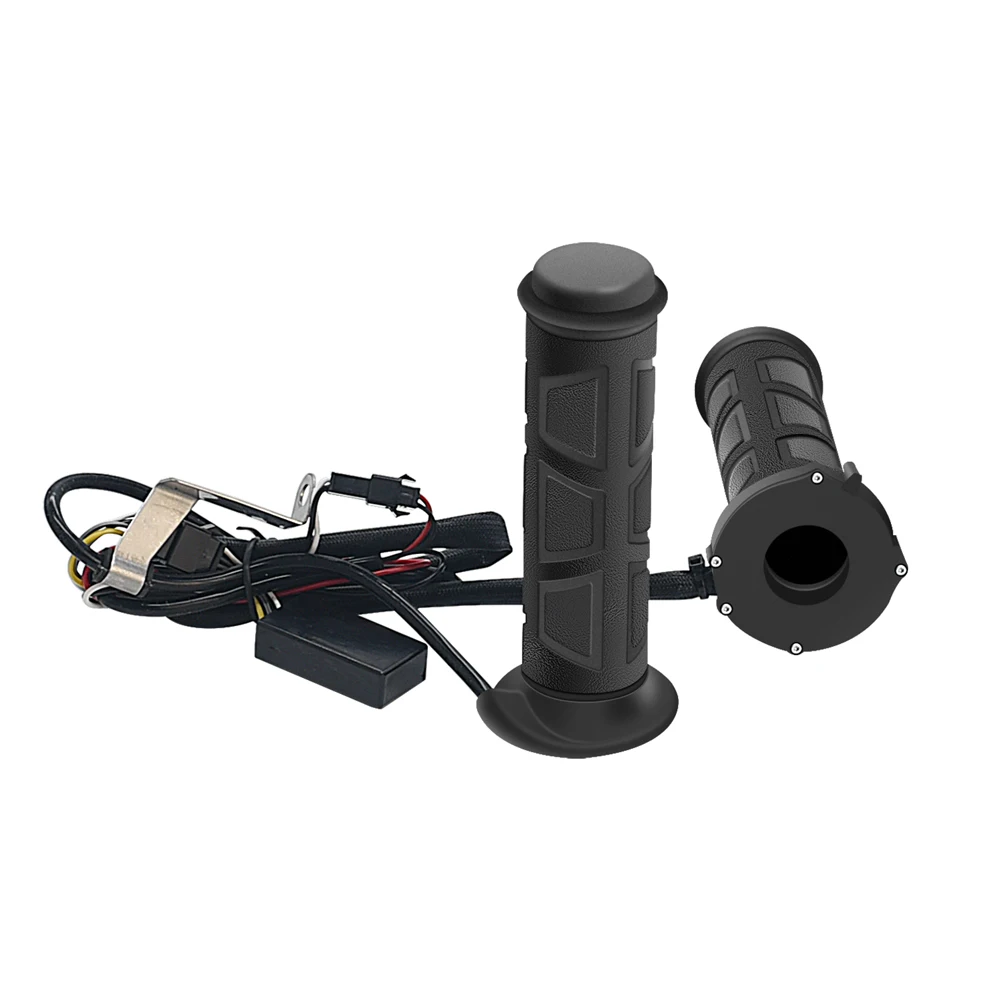 Poignées chauffantes à la main pour moto, poignées moulées électriques, universelles pour Scooter, pièces de moto pour l'hiver