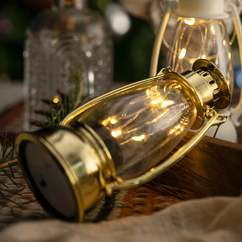 Lamp Electronic Candle Wind Lamp Tabletop Ornament Halloween Oil Lamp Scene Decoration Self-defense reflective flashlight