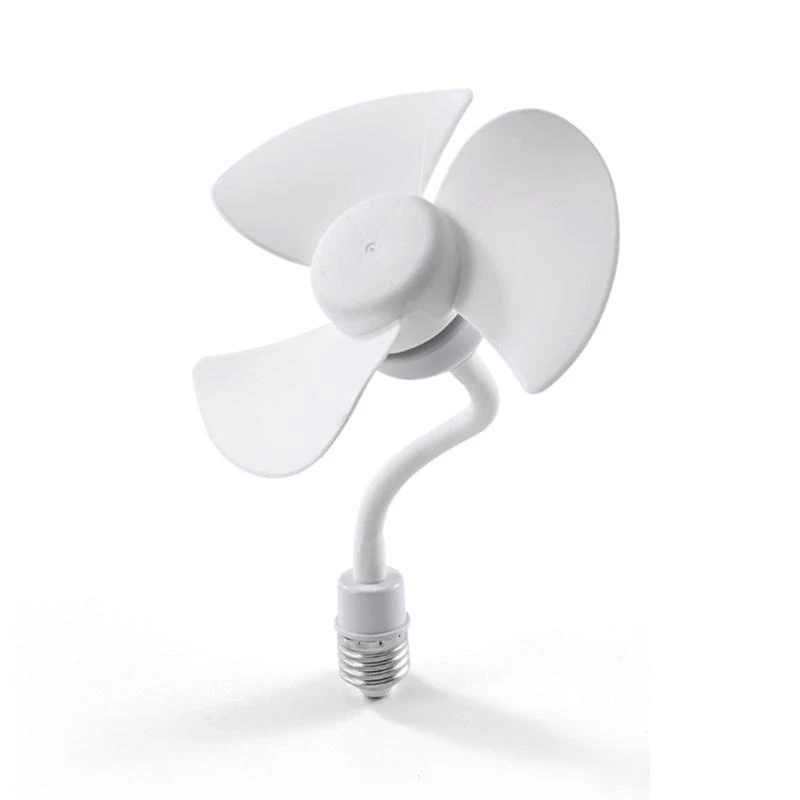

652F 5.5inch Chandelier Fan E27 Thread Ceiling Fan 360 Degree Adjustment Low Noise Electric Fan Cooling Fan for Indoor
