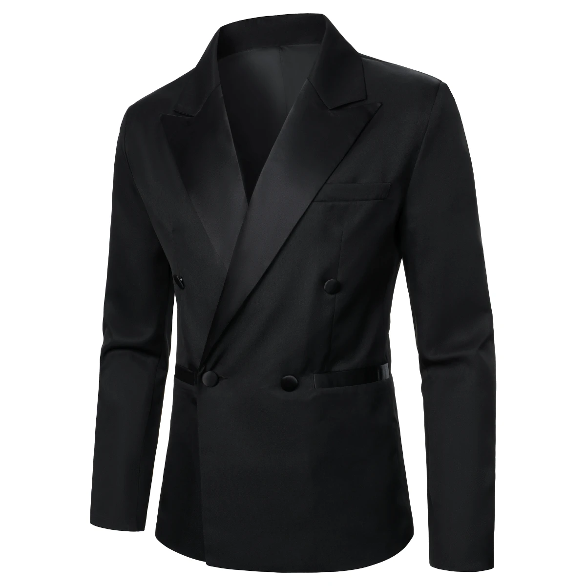 

Men's Suit Double Breasted Buttons Regular Fit Casual Style Men's Blazer Wedding Best Man Dinner Party Business Meeting Men Suit