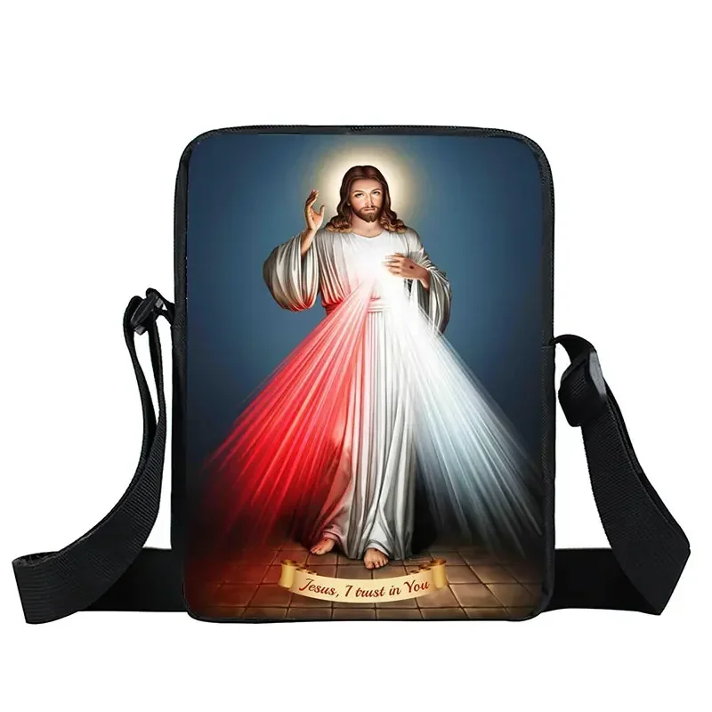 Sac à bandoulière imprimé jésus sauver ma vie, sac à main de baptême, sac messager de foi en dieu, sacs à bandoulière pour téléphone