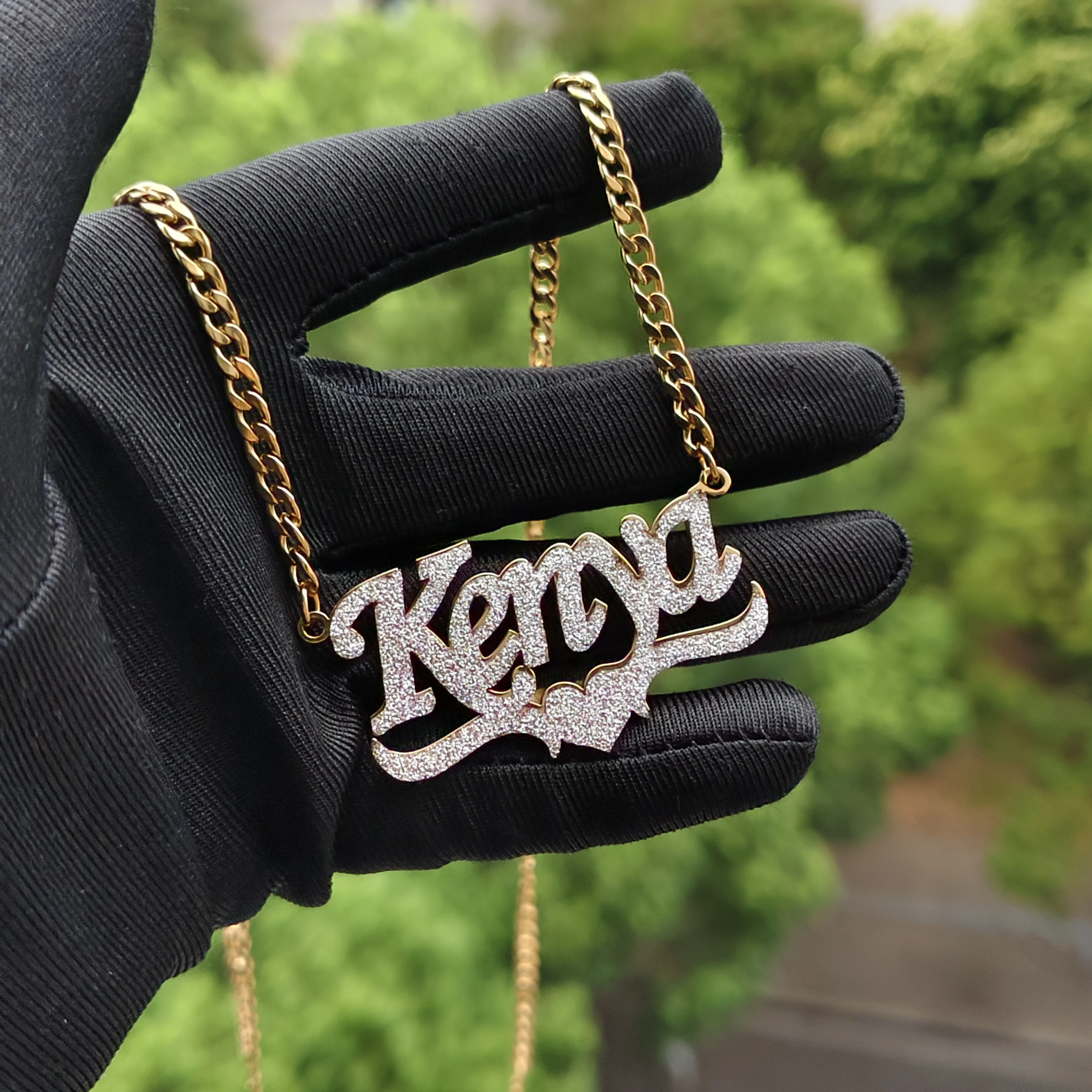 

DECC Новая оптовая продажа индивидуальная наклейка с буквами ожерелье персонализированное имя наклейка ожерелье подарок на день рождения от производителя прямые продажи