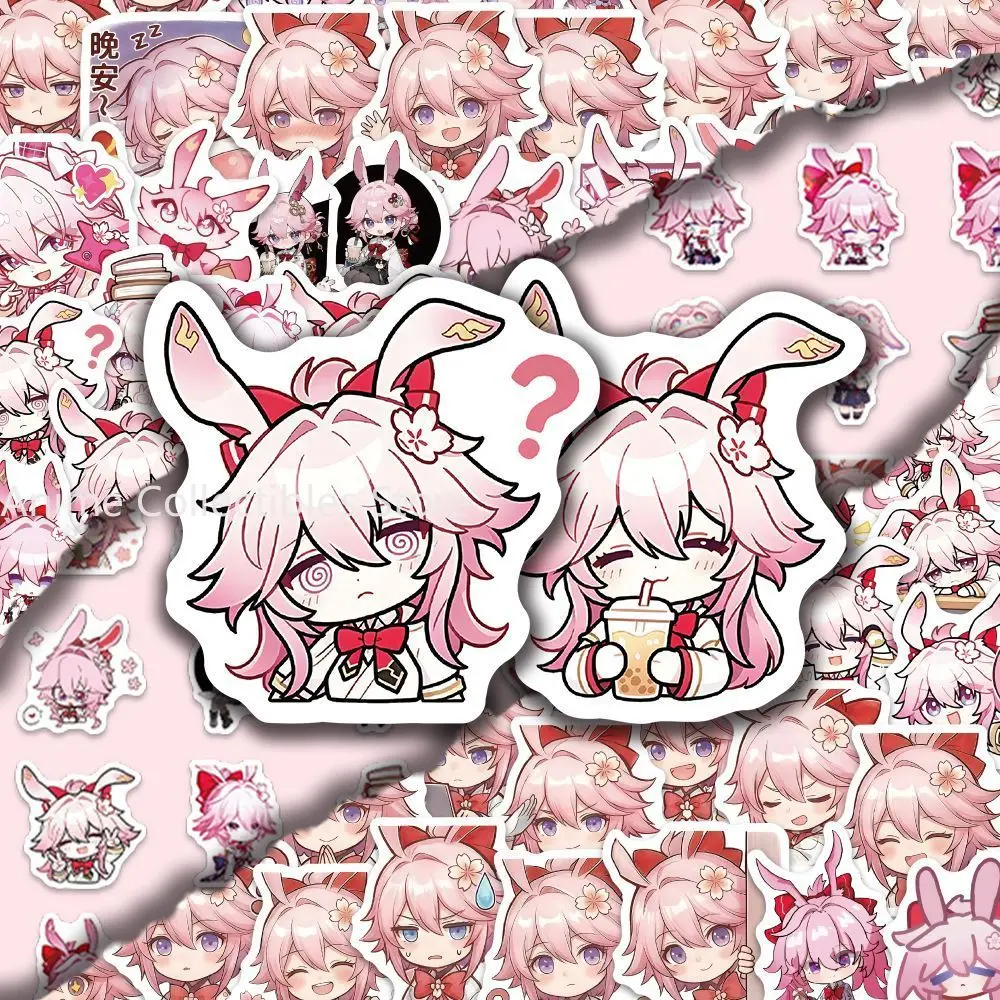 

100PCS Honkai: Star Rail Evanescia Anime Stickers Cute Cartoon Decoration Suitcase Laptop Phone Stationery Manga Sticker