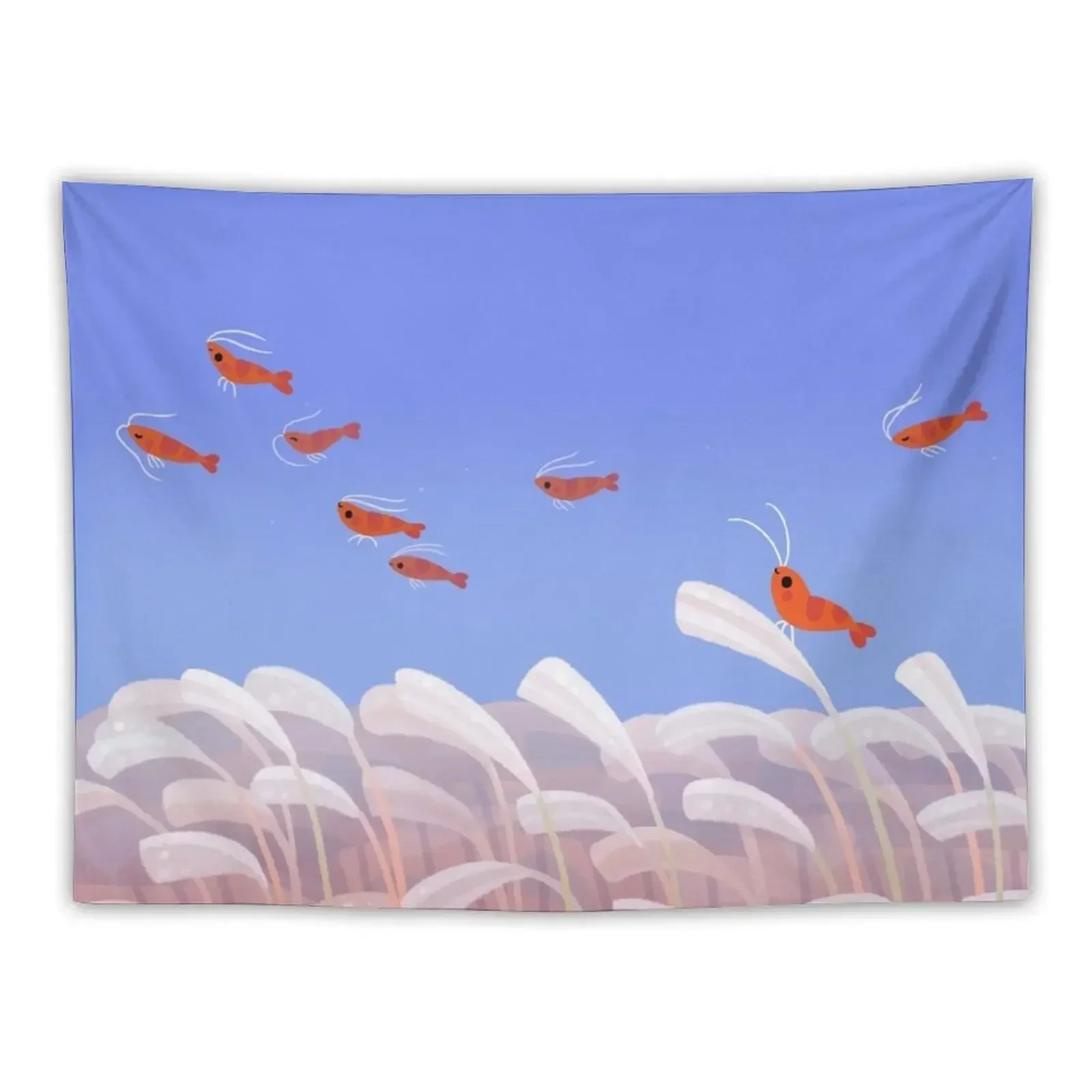 

Flying cherry shrimp Tapestry Room Decorations Aesthetics Aesthetic Room Decoration Decoration For Home Tapestry