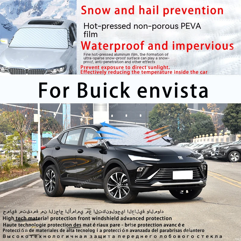 

For Buick envista the front windshield of a car is shielded from sunlight, snow, and hail auto tools car accessories