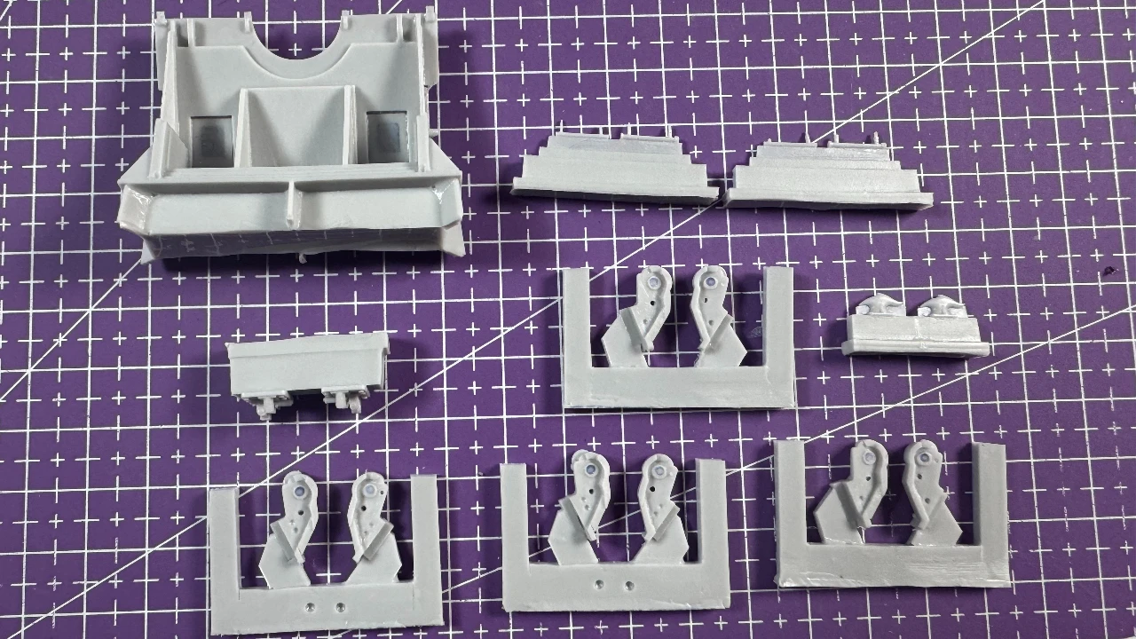 مجموعة أدوات تجميع نموذج الراتنج 1/35، GK، محول Minesweeper، غير مطلي