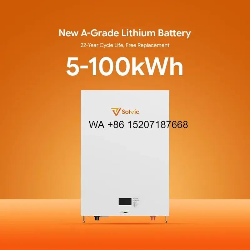 Wmwmnu 25kW Three Phase Hybrid Grid Solar Storage System 600W Panels 20kWh LiFePO4 Battery 220V for Villa Farm Energy