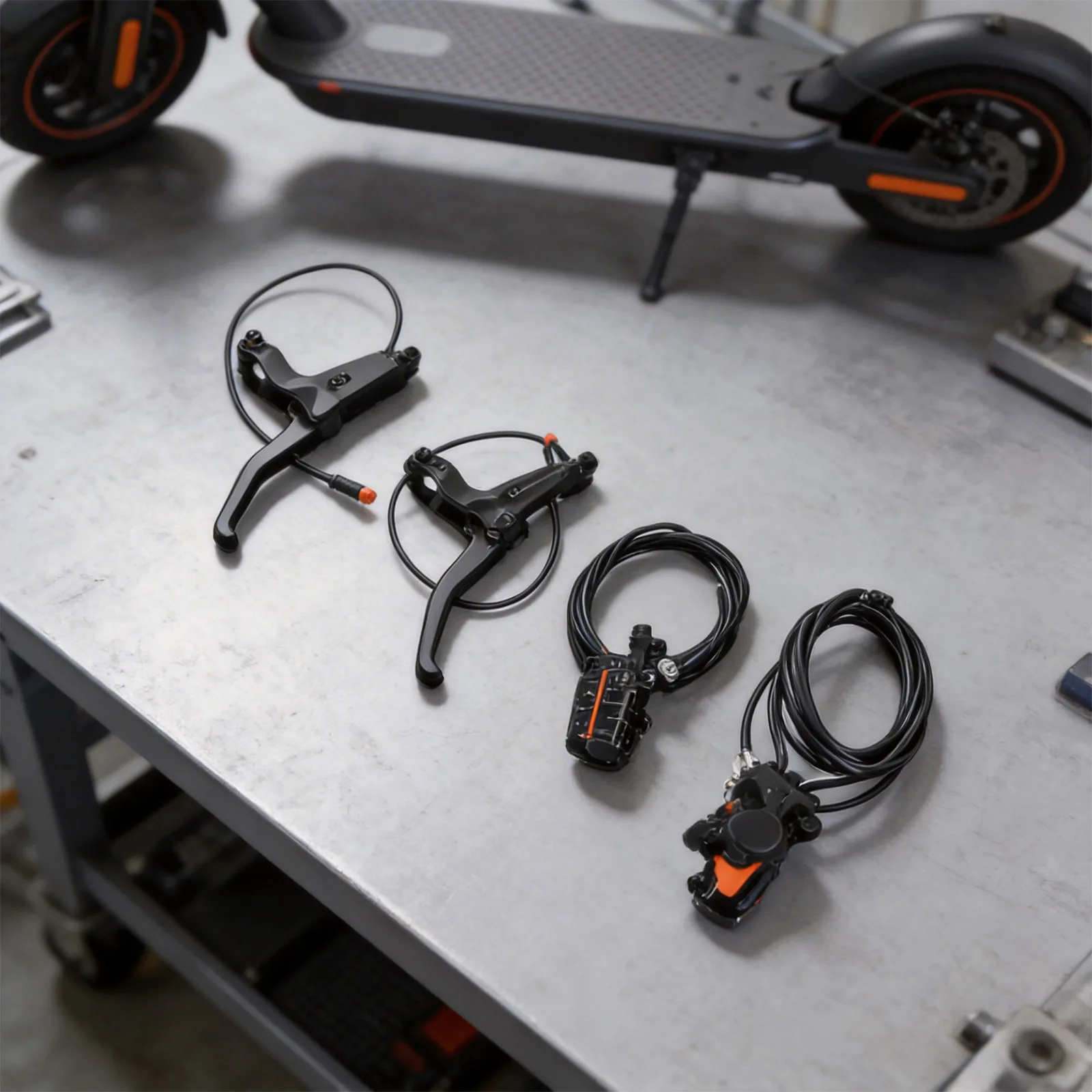 Commuting Hydraulic Disc Brake Hydraulic Disc Brake Assembly Precise Braking Control Sensitive Braking Response Easy Replacement