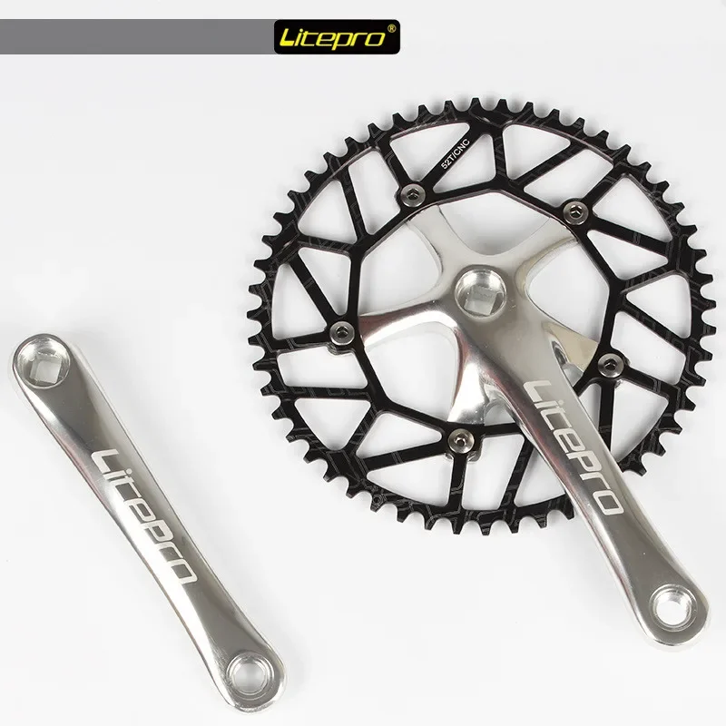 

Litepro Ultralight Bicycle Chainring BCD 130mm 46/48/50/52/54/56/58T AL7075 BMX Folding Bike Chainwheel