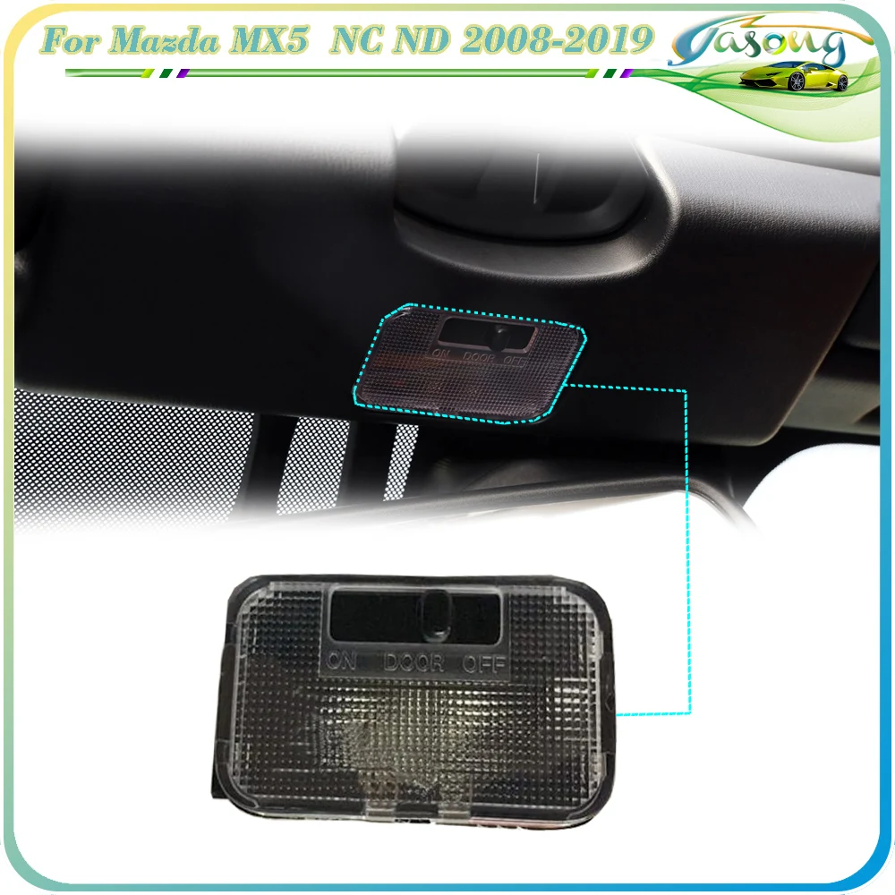 

Yasong Interior Reading Light For Mazda MX5 NC ND1 ND2 2008-2019 Overhead Interior Roof Light Switch Reading Lamp