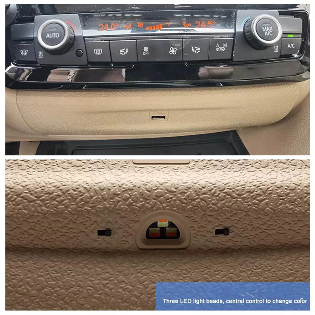 

Бесшовная USB-накладка с LED-подсветкой для BMW 3 серии (2013-2018), разработанная для улучшения функциональности и стиля