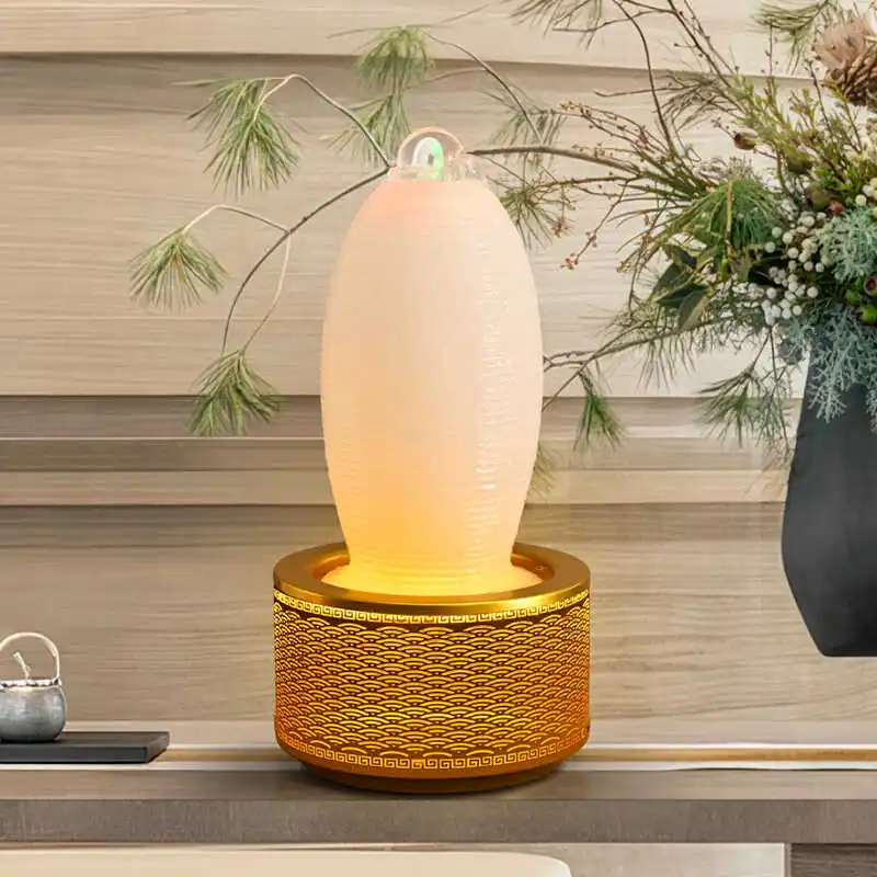 

Wheel living room office tea desktop ornament flowing water ornament circulating water TV