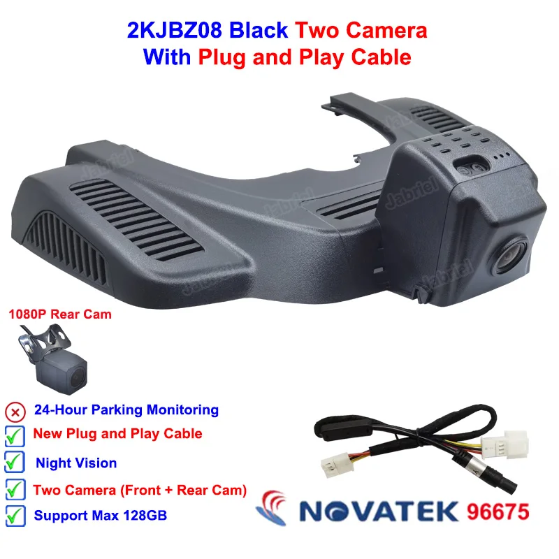 

2K DashCam 24H Car Dvr Front and Rear Camera for Mercedes Benz GLS x166 GLE w166