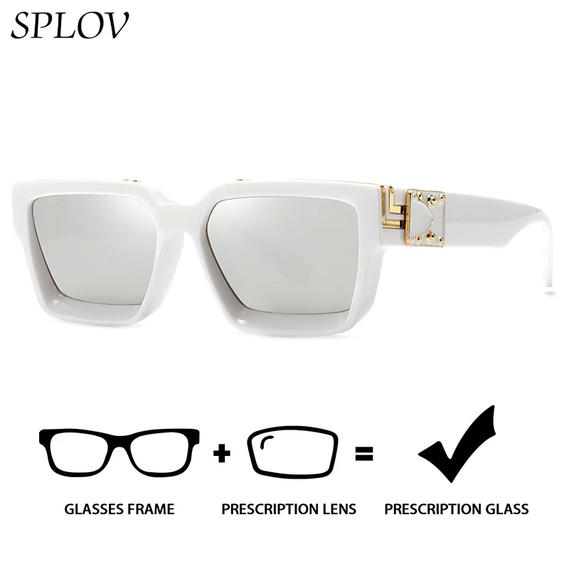 

SPLOV Prescription Sunglasses Men's UV400 Customized Polarized Sunglasses Myopia Glasses Brand Design Outdoor Driving Sunglasses