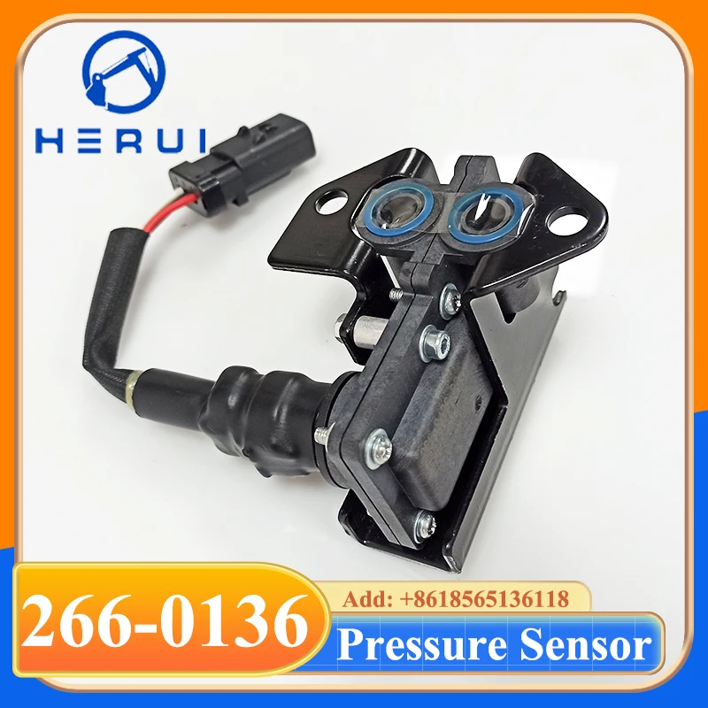 Excavator Accessories 266-0136 2660136 Intake Pressure Sensor for E312D E315D C4.2 C6.4 Engine