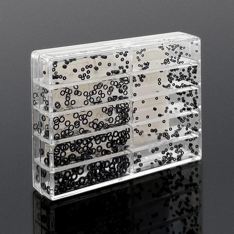 500 قطعة من المطاط الصغير على شكل حرف O طوقا الختم غسالة ساعة تاج مقاوم للماء إصلاح الملحقات لأدوات الساعاتي