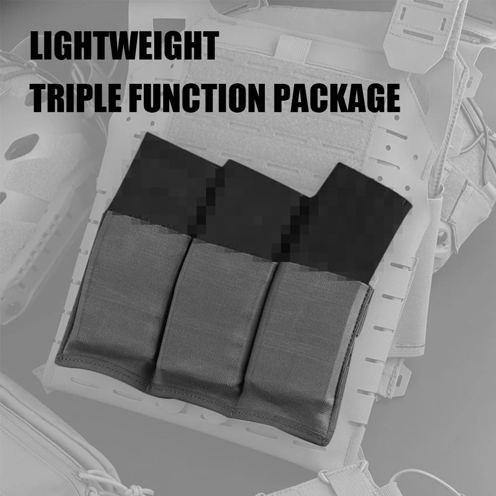 

Magazine Pouch Tactical Fast Draw MOLLE Mag Pouch Carrier Triple Open Top