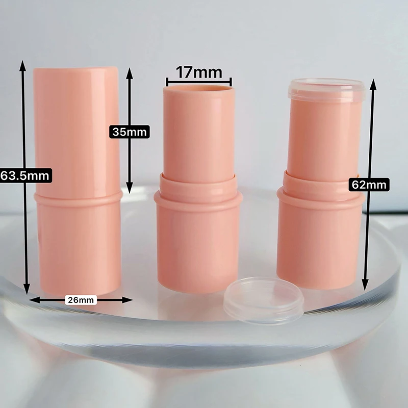 6g Refillable Lipstick Tube Lip Balm Container DIY Empty Lip Rouge Subpackage Cosmetic Lip Gloss Lipstick Tube