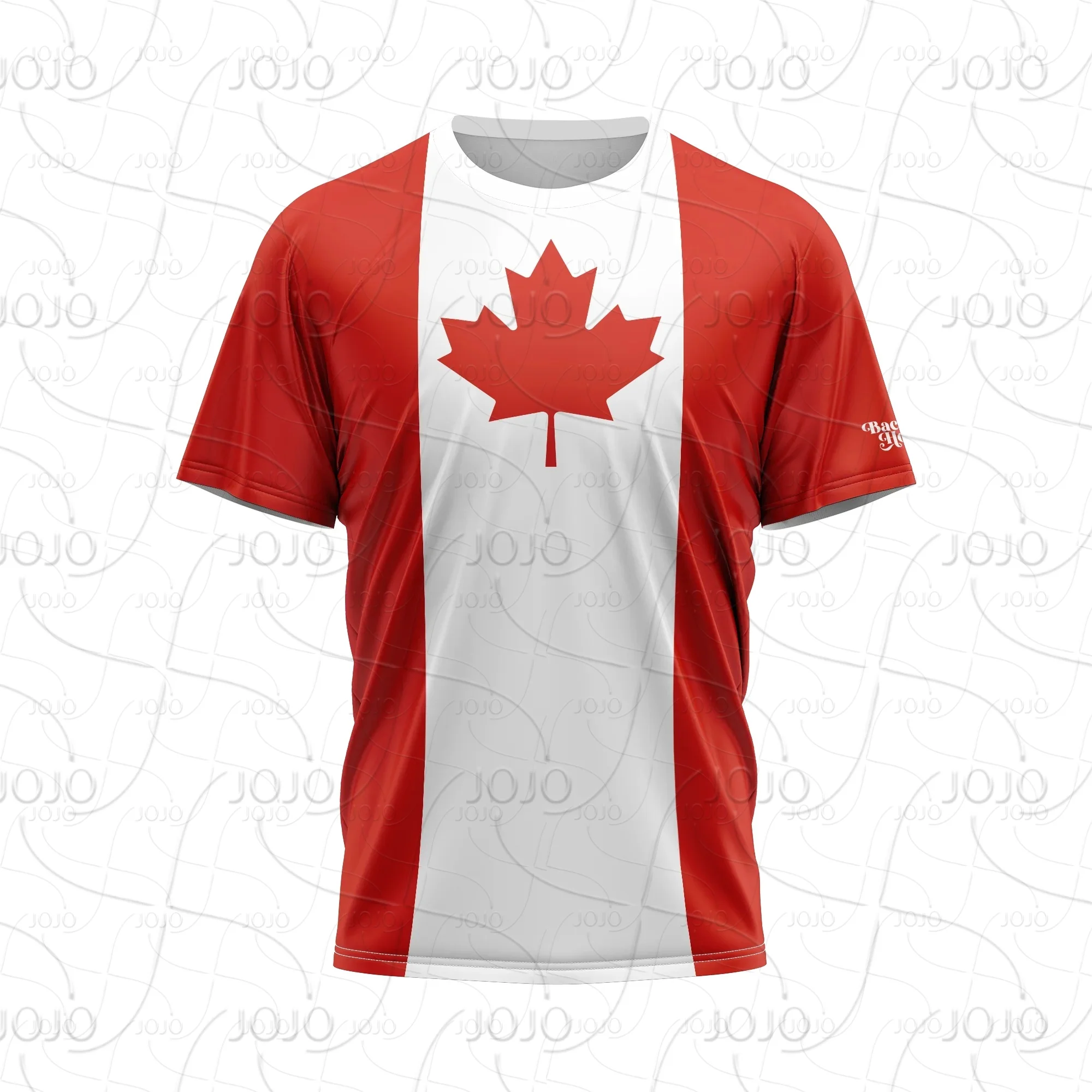 

Canada Flag T-shirt Men's Women's Sports Running Motorcycle Mountain Bike Off-road Cycling Down Hill BMX Quick Dry Jerseys