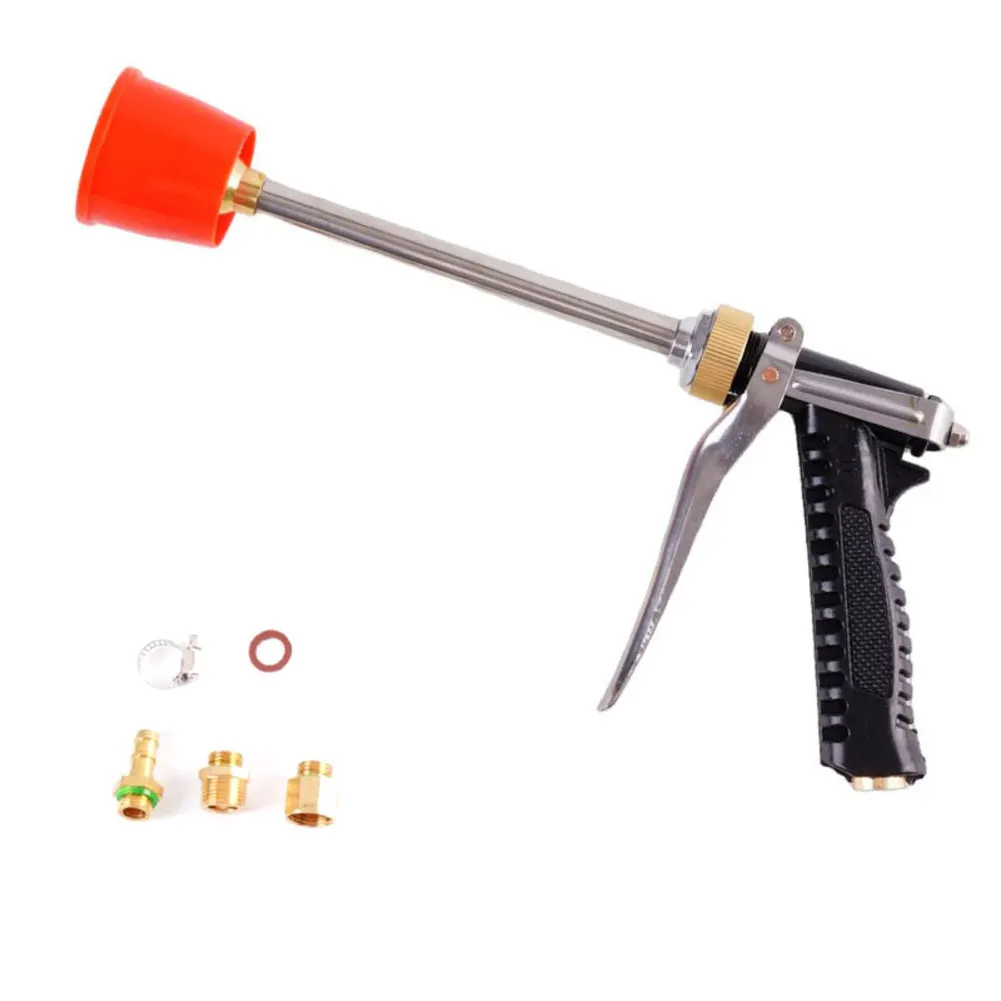 

High Pressure Agricultural Spray Sprinkler Metal Material Long Rod with Adjustable Spray Modes for Garden and Vehicle Cleaning