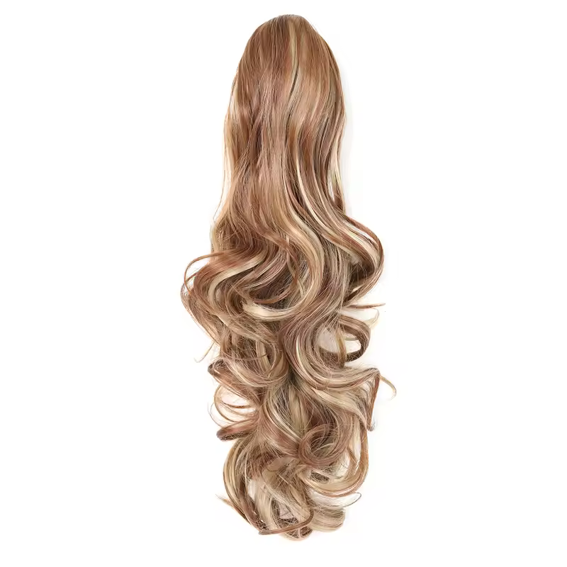 Claw Clip Ponytail Extension 18"&24 Clip in Wavy Synthetic Ponytail Hair Extensions Long Pony Tails for Women Extensions - Image 18
