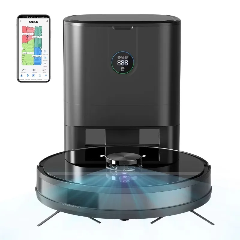 Intelligent Lidar Robot Vacuum Cleaner Multifunctional Self-Emptying Dustbin Wet Dry Cleaning Battery