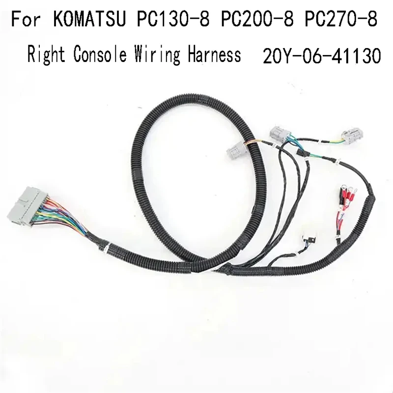 20Y-06-41130 Excavator Engine Wiring Harness For KOMATSU PC130-8 PC200-8 PC270-8 Engine Wiring Harness