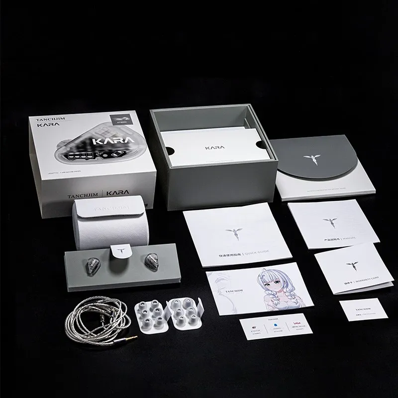 TANCHIJIM KARA 1DD + 4BA Hybrid Hifi Music Monitor Studio DJ Bass In Ear Audiophiles سماعة أذن 0.78 2Pin ياربود