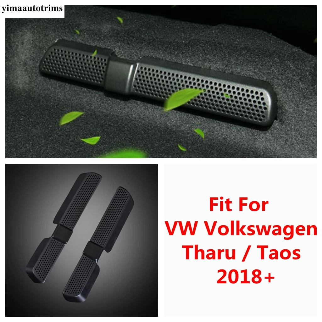 Seat Under Floor Air Conditioning AC Vent Outlet  Protective Dust Cover Accessories For VW Volkswagen Tharu / Taos 2018 - 2023