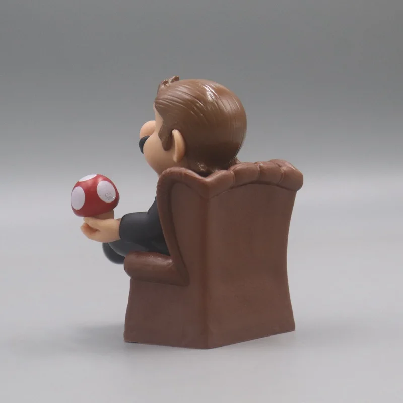 سوبر ماريو كوسبلاي العراب الجوكر مع كرسي ألعاب شخصيات الحركة مجموعة نموذج الفيلم دمية PVC زخرفة سطح المكتب #6