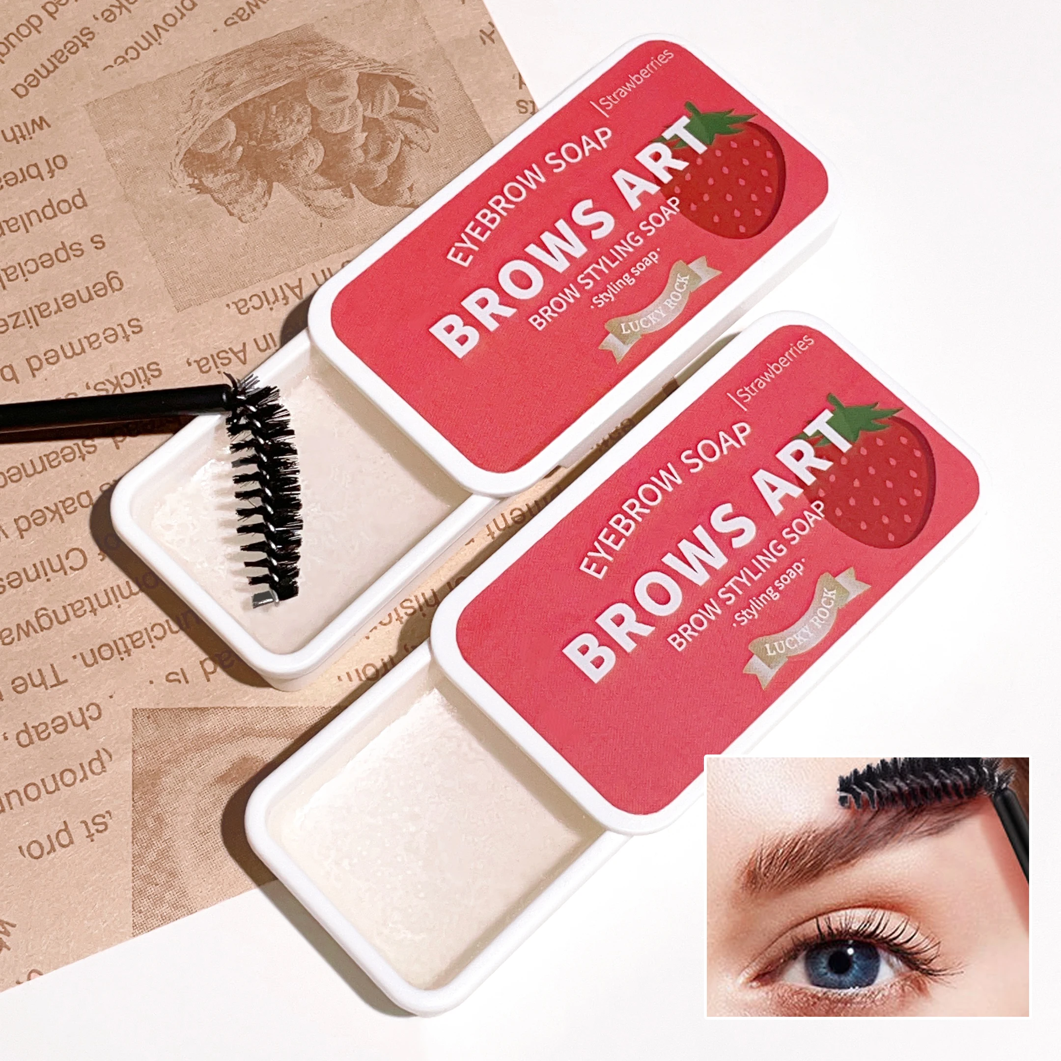 Gel per lo Styling delle sopracciglia a lunga durata con impostazione 3D Feathery Wild Brow-impermeabile e facile da applicare
