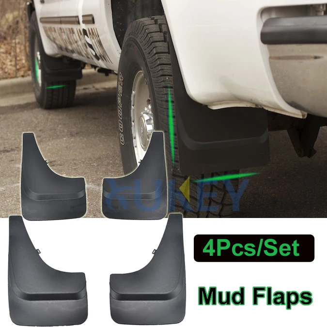 

Universal Pickup SUV Mud Flaps Pick-up Splash Guards For Ford F Dodge Ram GMC Sierra Silverado Toyota Tundra Tocoma Nissan Titan