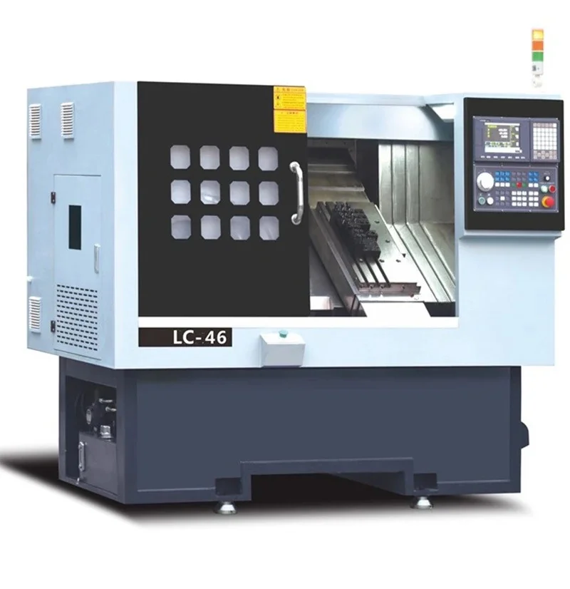 CNC 45 Degrees Slant Bed metal lathe machine