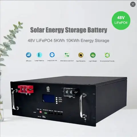 new LiFePO4 48V 200Ah Battery Pack 10kwh Built-in 16S 200A BMS RS485 CAN Cell Pack For Solar System Home Energy Storage Van