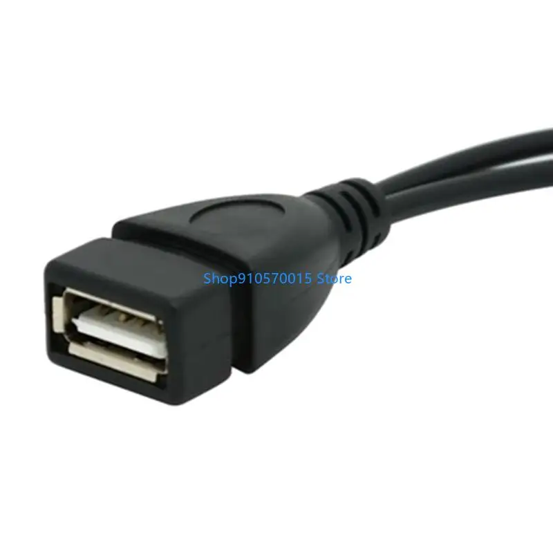 B95C 20cm Portable OTG USB Female Splitter Adapter for Phone Tablet Replacement Cord 480Mbps OTG Cable