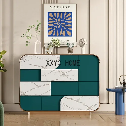

French Style Silent Style Chest of Drawers Light Luxury Solid Wood Chest of Drawer Bedroom Cream White Locker Living Room